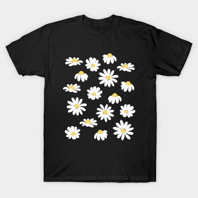 Daisy Flowers T-Shirt by Kraina